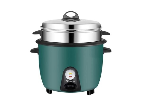 800x600-11 Non-stick Electric Roll Drum Rice Cooker With Steamer