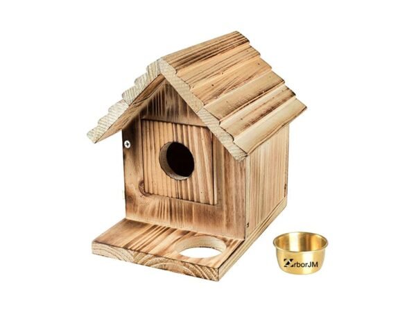 B-JMH30P Wooden Bird Houes Garden Feeding