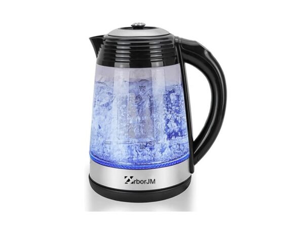 EKJM-8425 Home Applances Electric Glass Kettle (1.7L, Black)